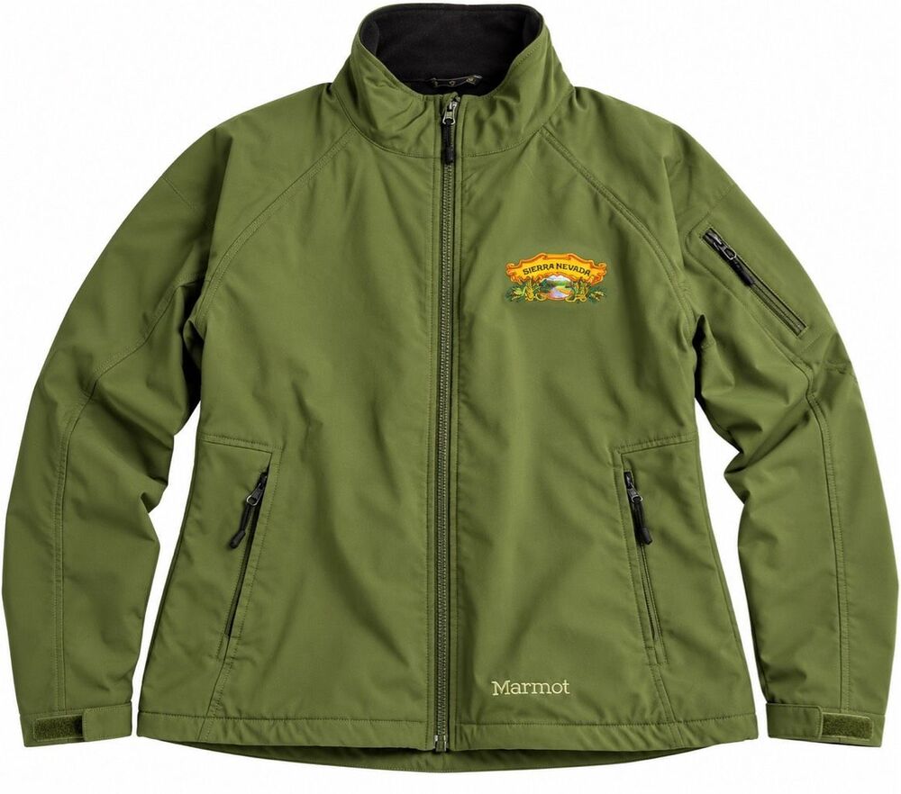 Marmot Sierra Nevada Embroidered Dark Olive Green Full Zip Jacket Size XXL